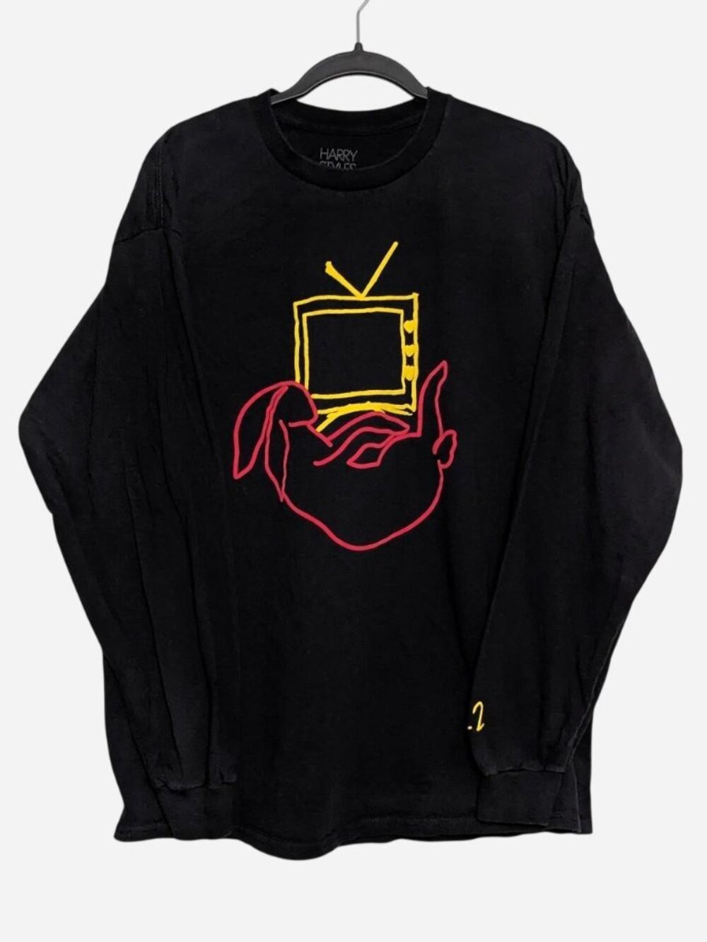 Official Harry Styles 2022 "Bunny TV" Long Sleeve Concert Merch Tee